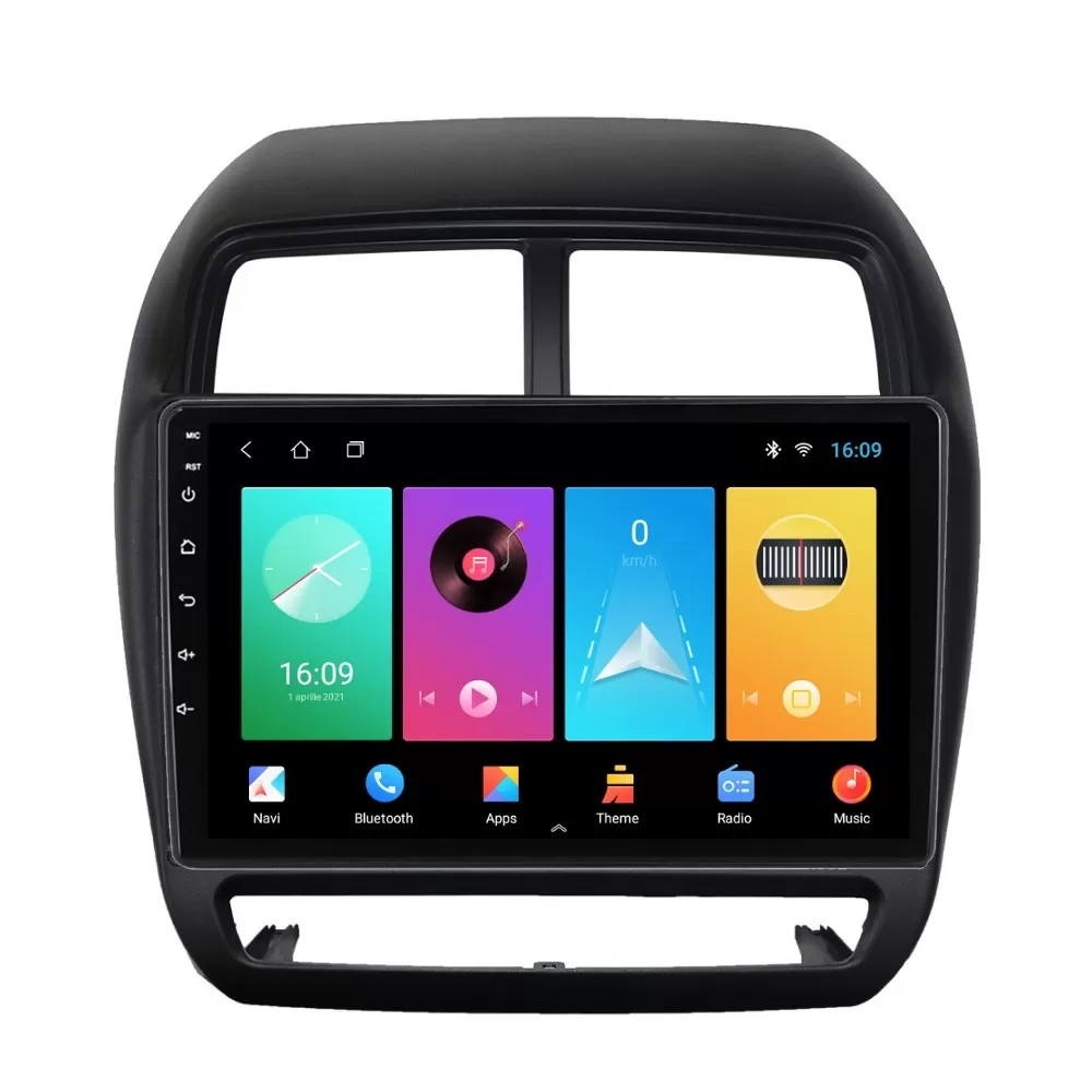 Navigatie dedicata cu Android Mitsubishi ASX 2016 - 2019, 1GB RAM, Radio GPS Dual Zone, Display HD IPS 9
