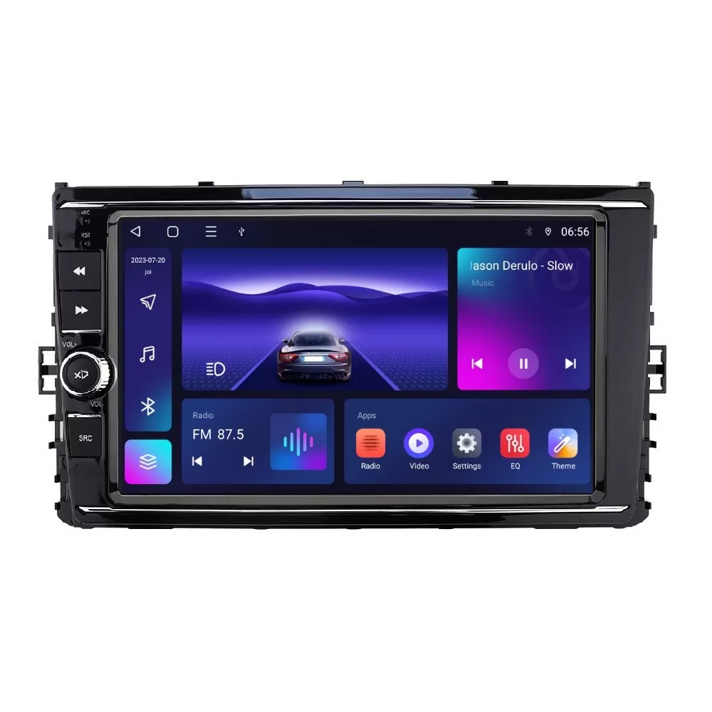 Navigatie dedicata cu Android VW Transporter Caravelle dupa 2020, 4GB RAM, Radio GPS Dual Zone, Display HD IPS 9'' Touchscreen, Internet Wi-Fi, Bluetooth, MirrorLink, USB