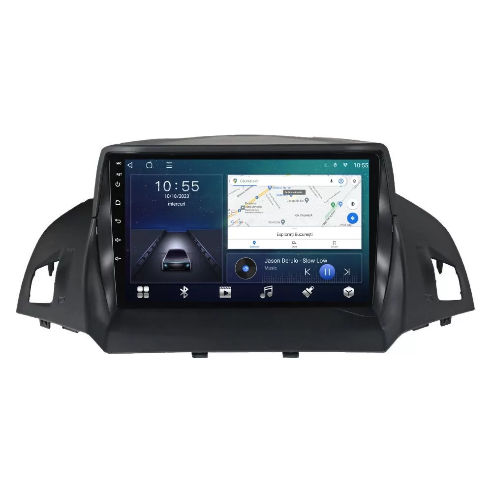 Navigatie dedicata cu Android Ford C-Max II Grand C-Max 2010 - 2019, 2GB RAM, Radio GPS Dual Zone, Display HD QLED 9