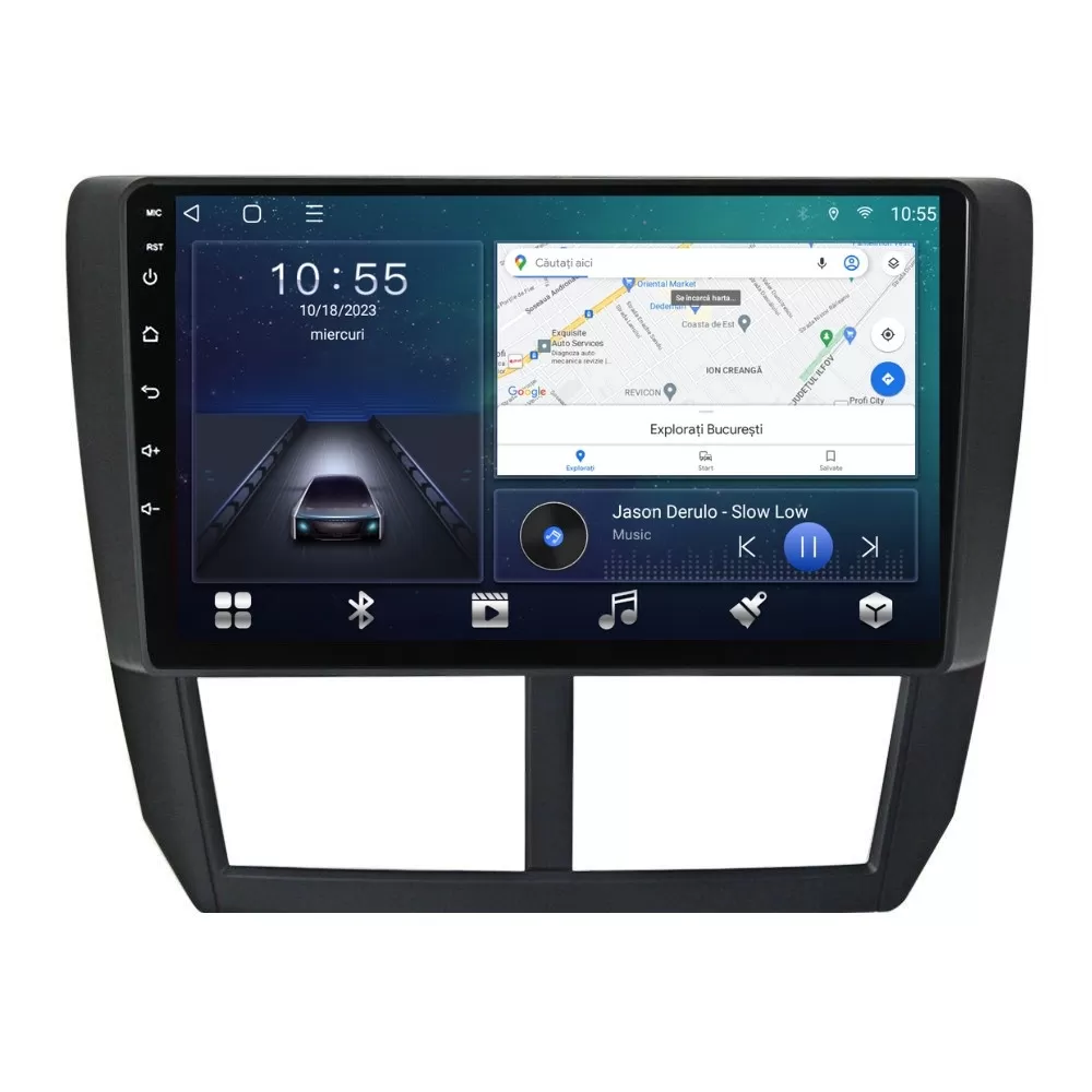 Navigatie dedicata cu Android Subaru Impreza XV WRX 2007 - 2014, 2GB RAM, Radio GPS Dual Zone, Display HD QLED 9