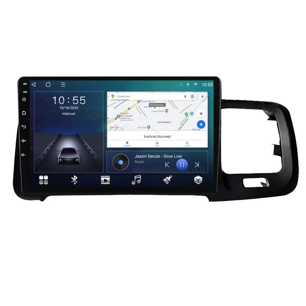 Navigatie dedicata cu Android Volvo S60 II V60 I 2010 - 2014, 2GB RAM, Radio GPS Dual Zone, Display HD QLED 9