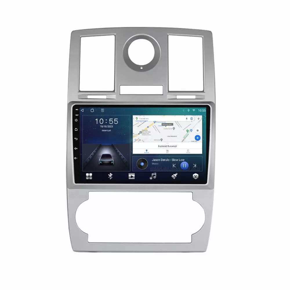 Navigatie dedicata cu Android Chrysler 300C 2004 - 2010, 2GB RAM, Radio GPS Dual Zone, Display HD QLED 9