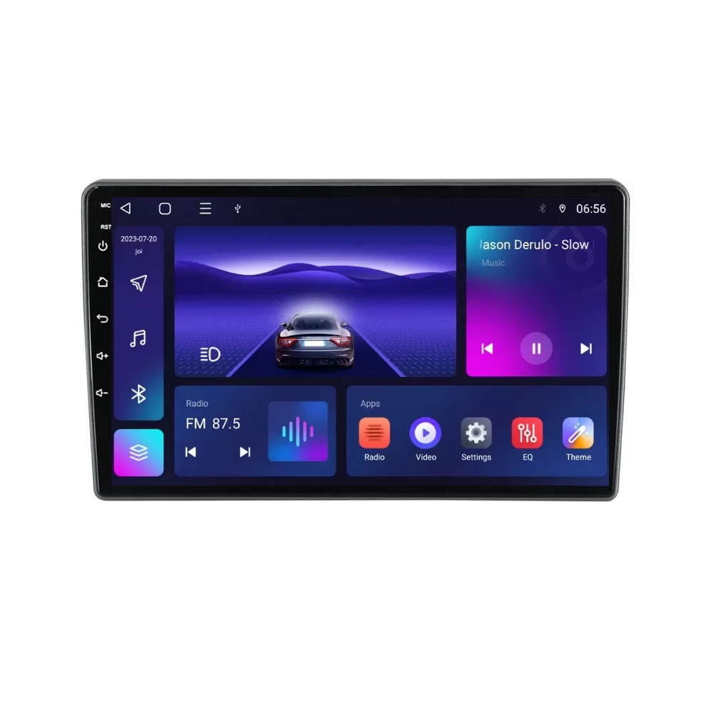 Navigatie dedicata cu Android Ford Transit Tourneo Custom dupa 2018, 4GB RAM, Radio GPS Dual Zone, Display HD IPS 10