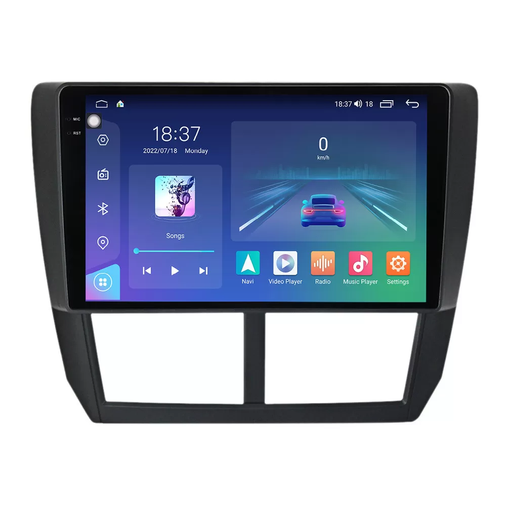 Navigatie dedicata cu Android Subaru Impreza XV WRX 2007 - 2014, 4GB RAM, Radio GPS Dual Zone, Display 2K QLED 9.5