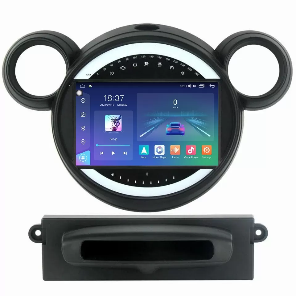 Navigatie dedicata cu Android Mini Countryman Paceman (R60, R61) 2010 - 2017, 4GB RAM, Radio GPS Dual Zone, Display 2K QLED 9.5