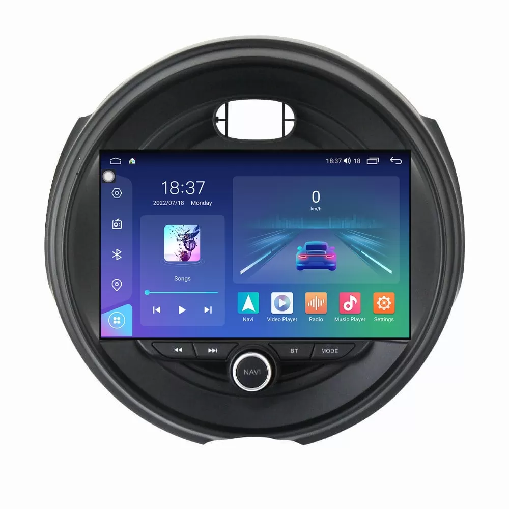 Navigatie dedicata cu Android Mini Cooper One (F55, F56, F57) 2014 - 2020, 4GB RAM, Radio GPS Dual Zone, Display 2K QLED 9.5