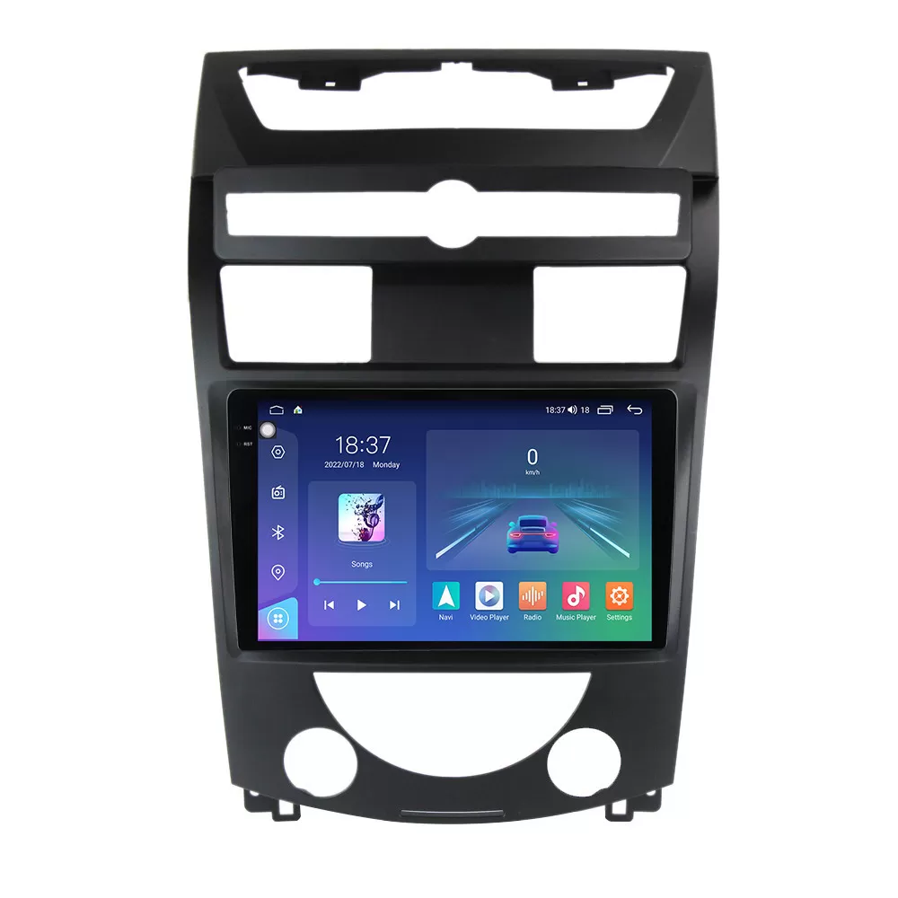 Navigatie dedicata cu Android Ssangyong Rexton 2006 - 2012, 4GB RAM, Radio GPS Dual Zone, Display 2K QLED 10.36