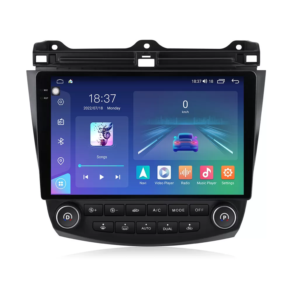 Navigatie dedicata cu Android Honda Accord VII 2003 - 2008 benzina, 8GB RAM, Radio GPS Dual Zone, Display 2K QLED 10.36