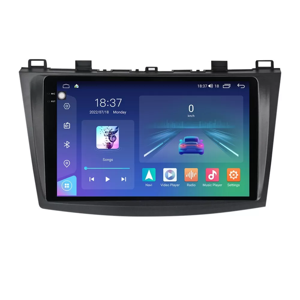 Navigatie dedicata cu Android Mazda 3 2009 - 2013, 8GB RAM, Radio GPS Dual Zone, Display 2K QLED 9.5