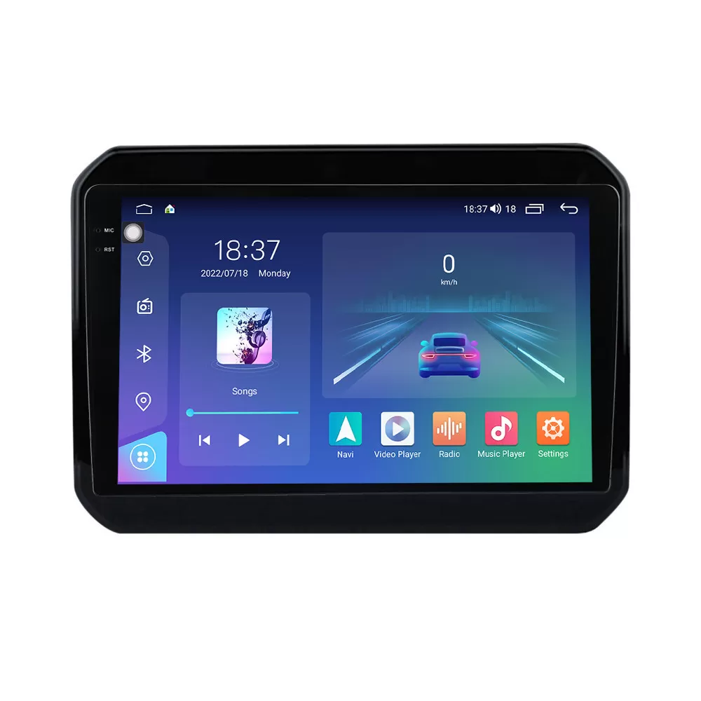 Navigatie dedicata cu Android Suzuki Ignis III dupa 2016, 8GB RAM, Radio GPS Dual Zone, Display 2K QLED 9.5