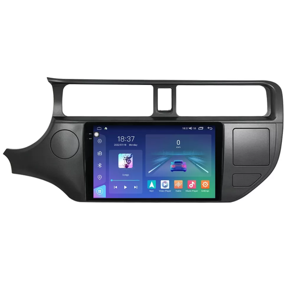 Navigatie dedicata cu Android Kia Rio III 2011 - 2014, 8GB RAM, Radio GPS Dual Zone, Display 2K QLED 9.5