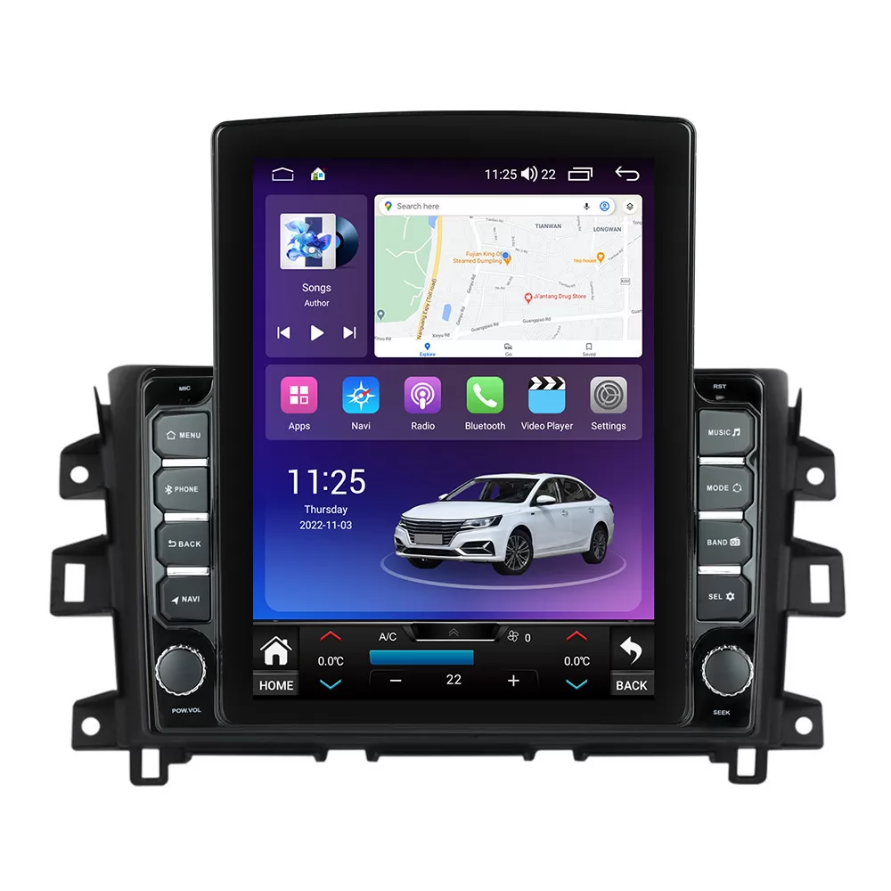 Navigatie dedicata cu Android Nissan Navara NP300 D23 dupa 2014, 8GB RAM, Radio GPS Dual Zone, Touchscreen IPS 9.7