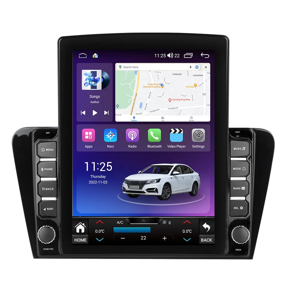 Navigatie dedicata cu Android Skoda Octavia III 2013 - 2020, 8GB RAM, Radio GPS Dual Zone, Touchscreen IPS 9.7