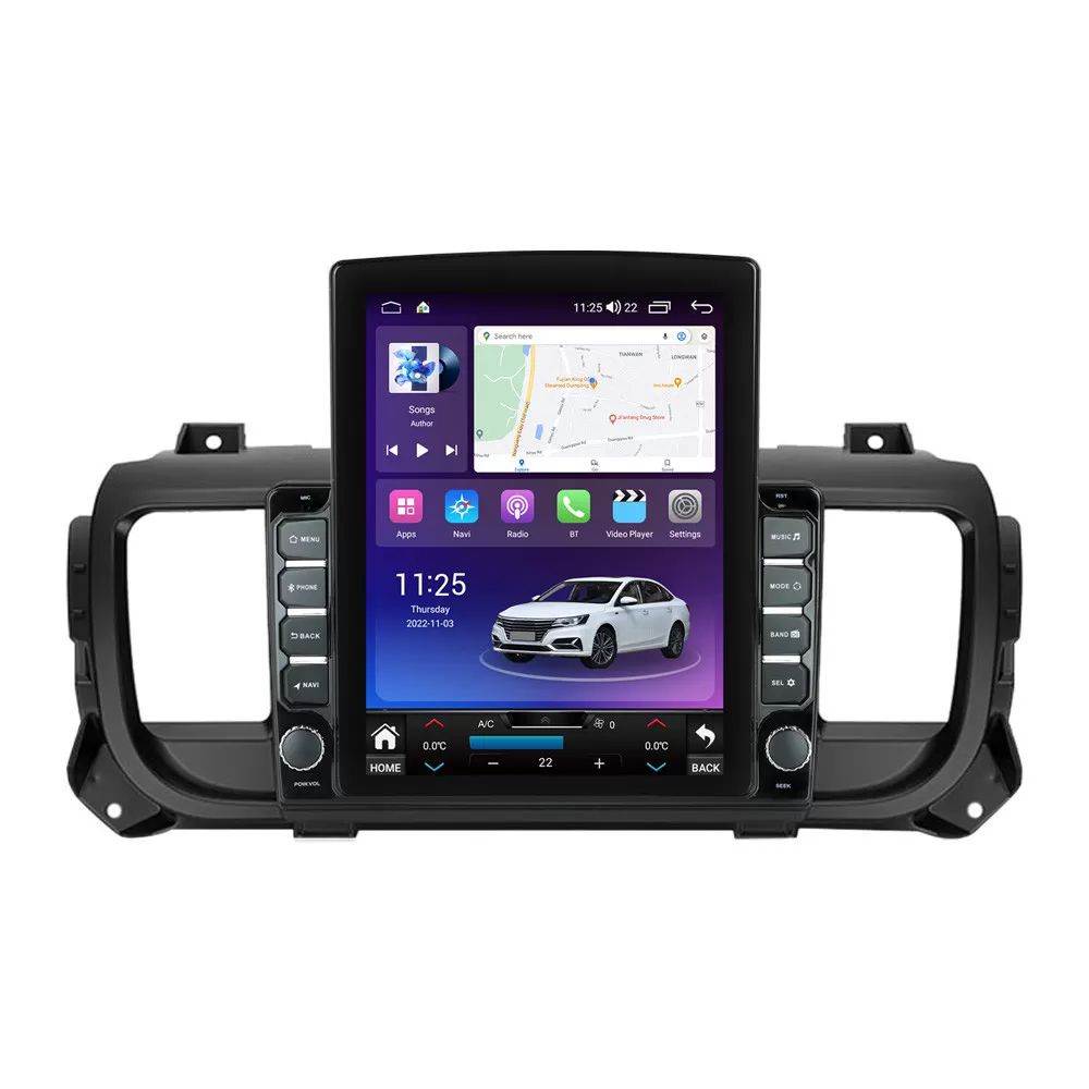 Navigatie dedicata cu Android Peugeot Expert 2016 - 2024, 8GB RAM, Radio GPS Dual Zone, Touchscreen IPS 9.7