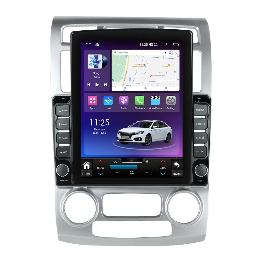 Navigatie dedicata cu Android KIA Sportage 2004 - 2010 fabricata in Coreea, clima automata, 8GB RAM, Radio GPS Dual Zone, Touchscreen IPS 9.7