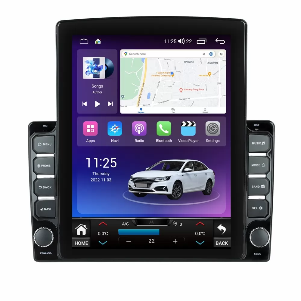 Navigatie dedicata cu Android Ford Transit Tourneo Custom dupa 2018, 8GB RAM, Radio GPS Dual Zone, Touchscreen IPS 9.7