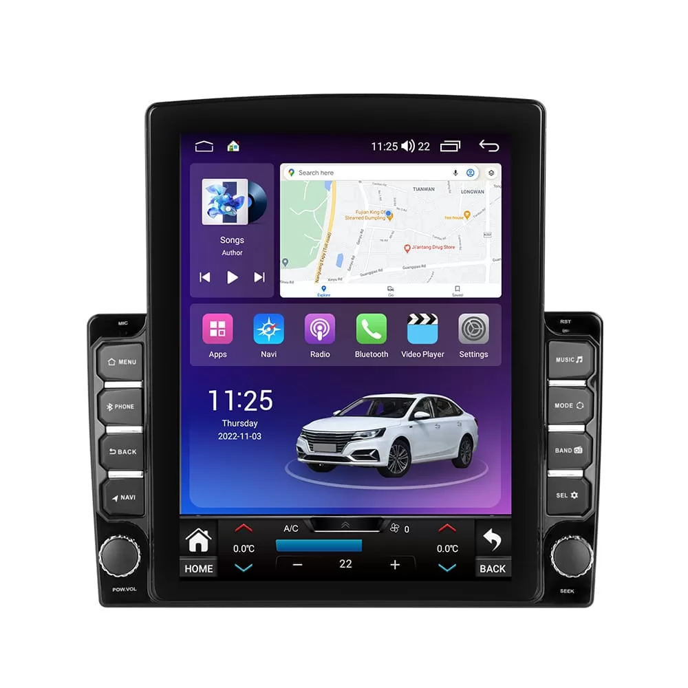 Navigatie dedicata cu Android Ford Transit Tourneo Custom dupa 2018, 8GB RAM, Radio GPS Dual Zone, Touchscreen IPS 9.7'' HD tip Tesla, Internet Wi-Fi si slot SIM 4G, Bluetooth, MirrorLink, USB