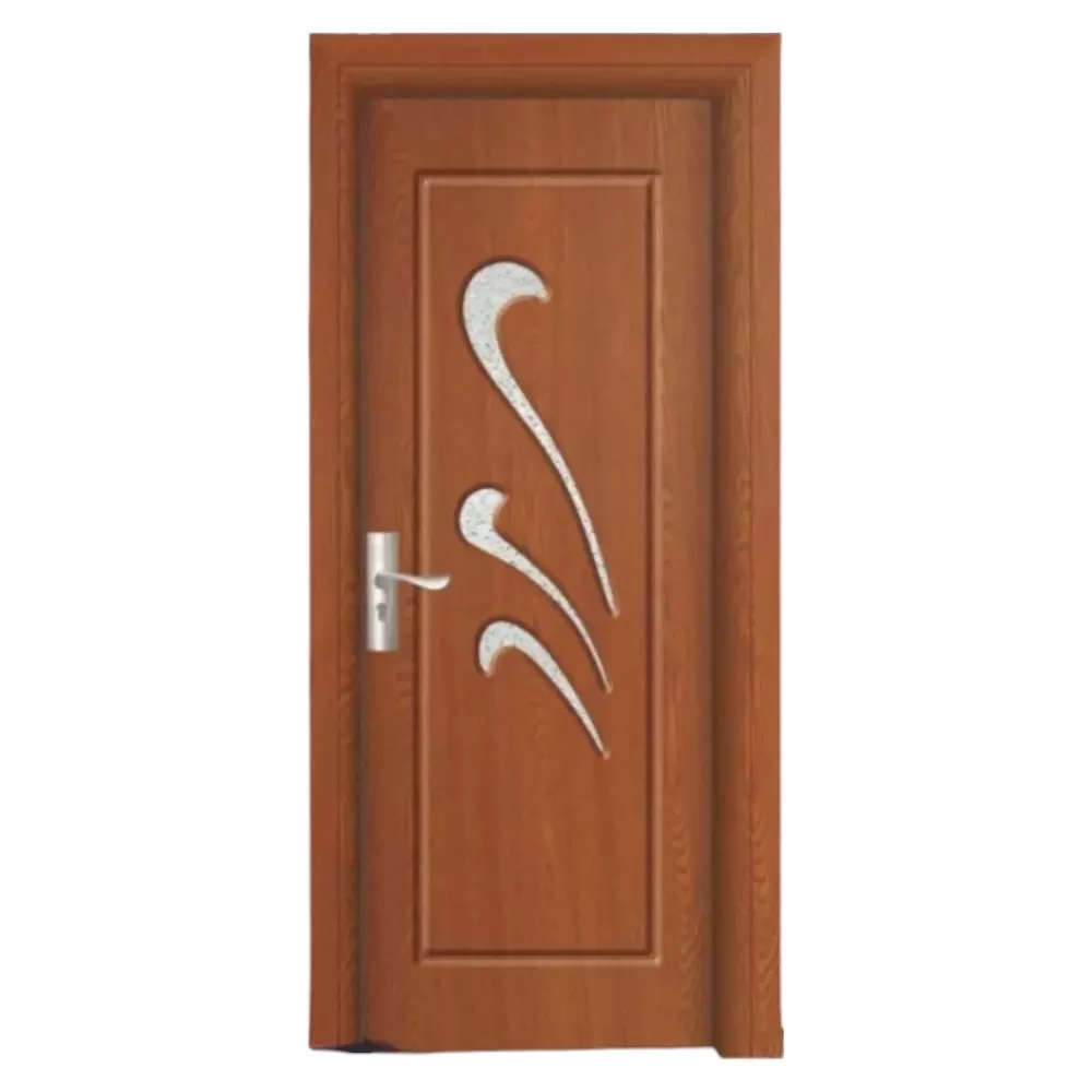 Usa Interior din MDF Novo Doors ND231, Cadru din Lemn Masiv, Geam Sablat, KIT COMPLET, Toc , Manere si balamale incluse (Culoare: Stejar Auriu, Dimensiune: 80 cm, Toc: Reglabil 30 cm, Maner: Patrat auriu inchidere magnetica)