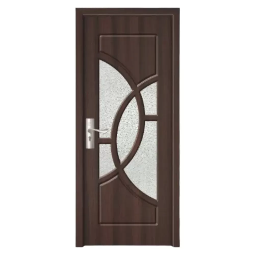 Usa Interior din MDF Novo Doors ND309, Cadru din Lemn Masiv, Geam Sablat, KIT COMPLET, Toc , Manere si balamale incluse (Culoare: Wenge, Dimensiune: 80 cm, Maner: Patrat negru inchidere magnetica, Toc: Reglabil 30 cm)