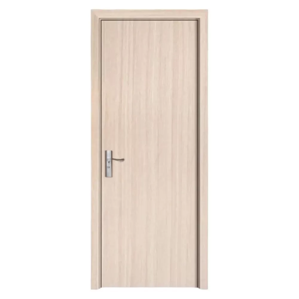 Usa Interior din MDF Novo Doors ND81, Cadru din Lemn Masiv, KIT COMPLET, Toc , Manere si balamale incluse (Culoare: Crem, Dimensiune: 60 cm, Toc: Reglabil 30 cm, Maner: Patrat auriu inchidere magnetica)