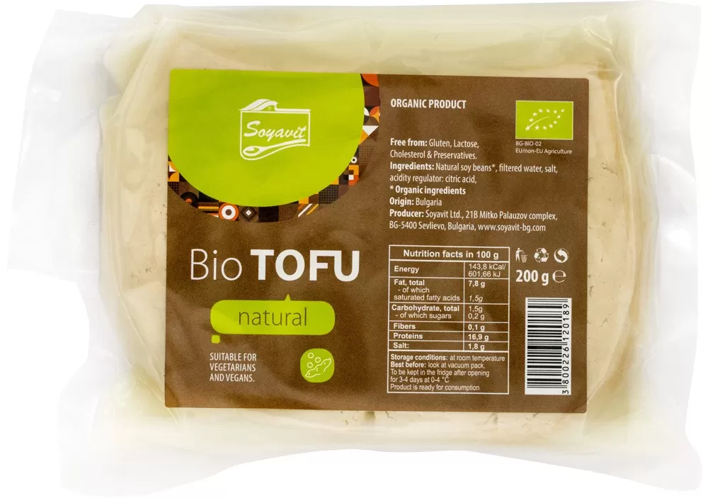 Tofu bio natur, 200g Soyavit