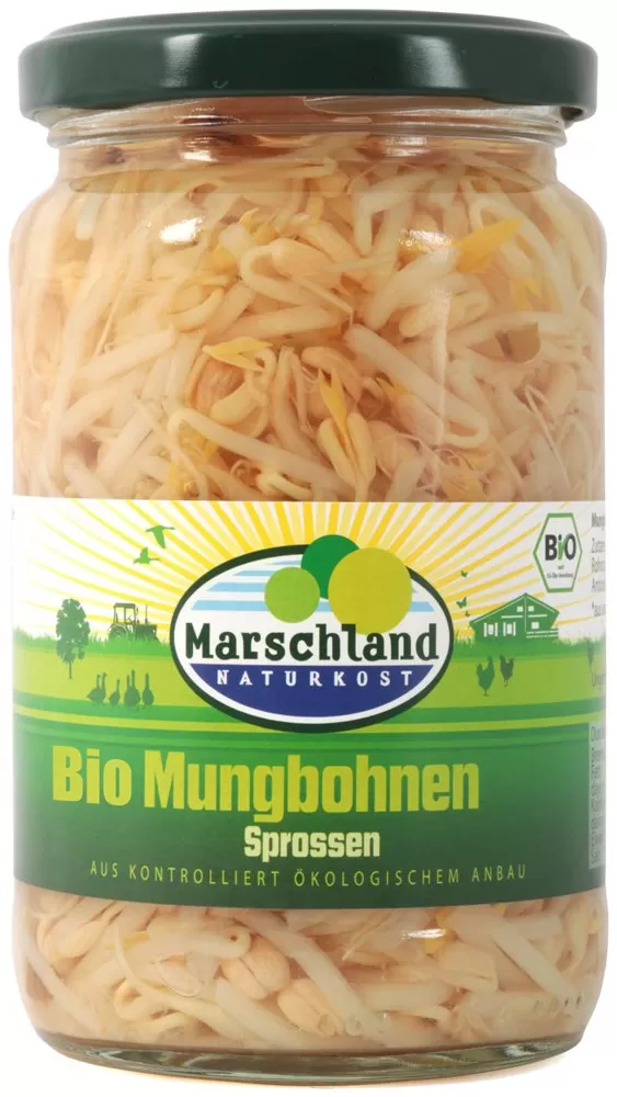 Germeni bio de fasole mung, 330g 175g Marschland Naturkost