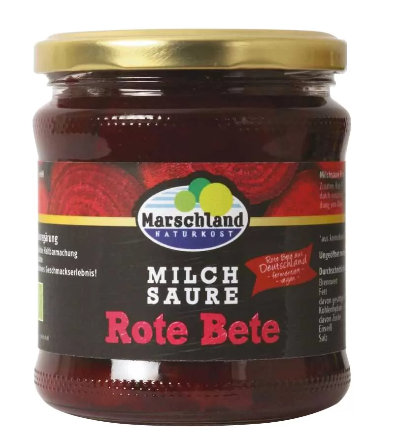 Sfecla rosie bio fermentata, 330 g Marschland Naturkost