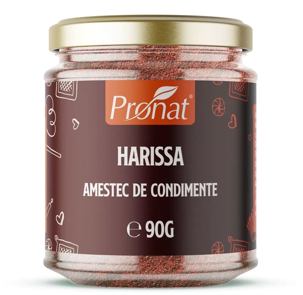 Harissa, Amestec de condimente, 90g Pronat