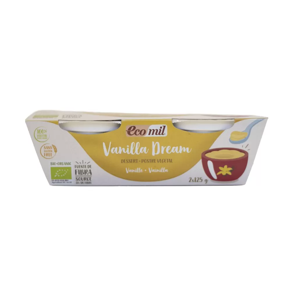 Desert bio cu vanilie 2�125 g Ecomil