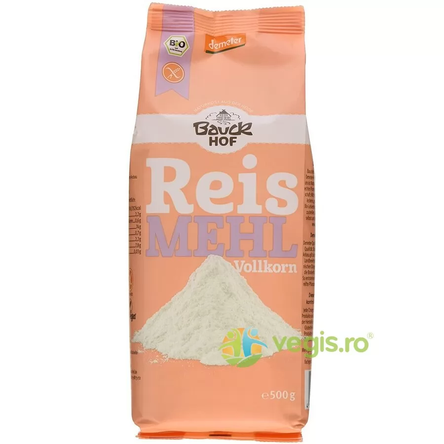 Faina Integrala de Orez Fara Gluten Ecologica Bio 500g