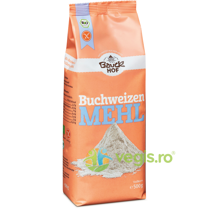 Faina de Hrisca Integrala fara Gluten Ecologica Bio 500g