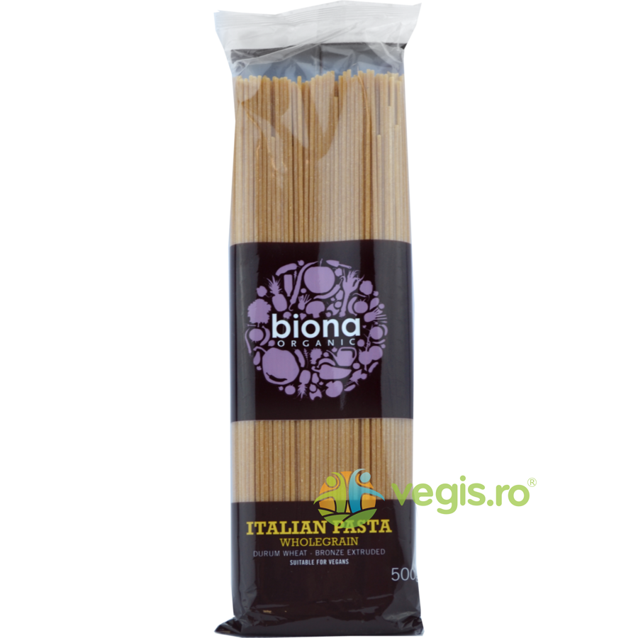 Spaghete Integrale din Grau Dur Ecologice Bio 500g