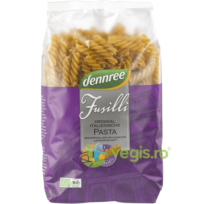 Fusilli din Grau Dur Integral Ecologici Bio 500g
