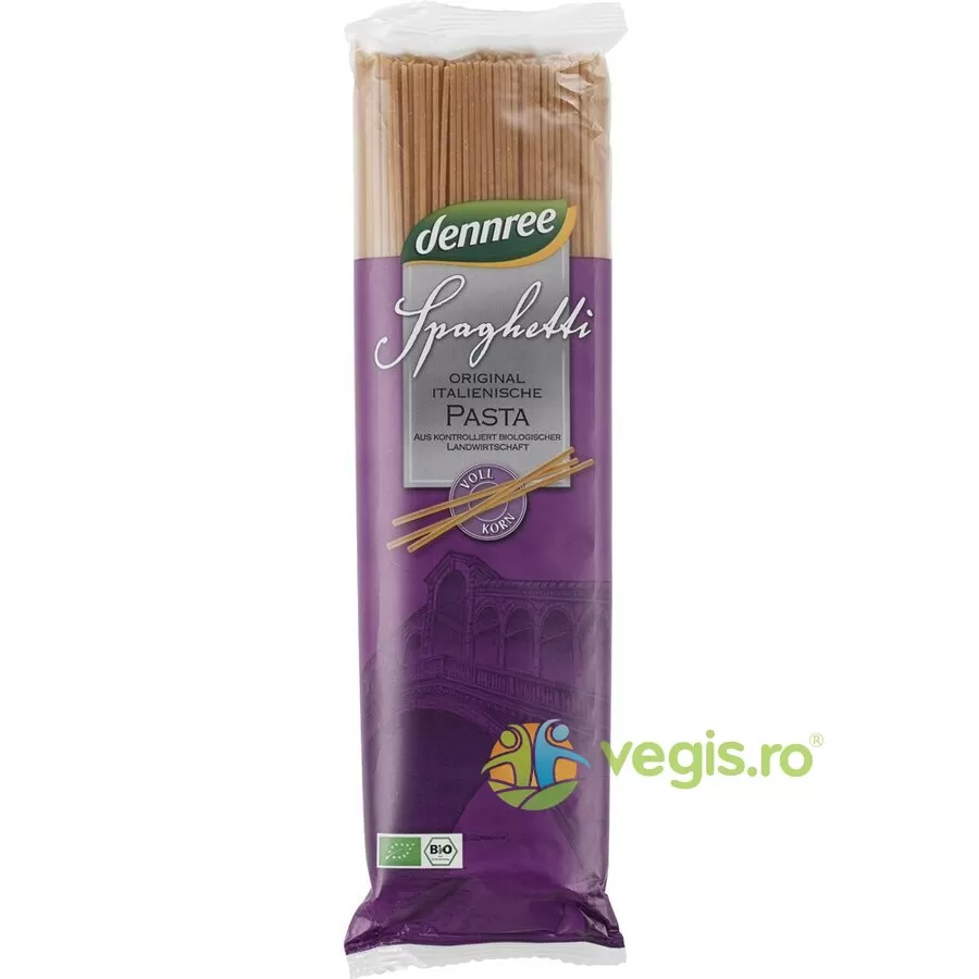 Spaghetti din Grau Dur Integral Ecologice Bio 500g