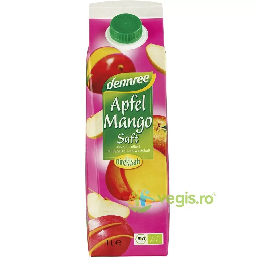 Suc de Mere cu Mango Ecologic Bio 1L