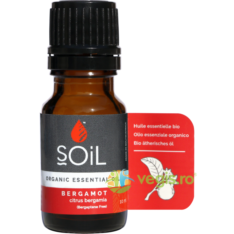 Ulei Esential de Bergamota fara Bergaptene (Bergamot) Ecologic Bio 10ml