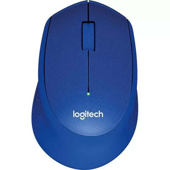 Mouse Logitech M330 Silent Plus, IN-HOUSE EMS 910-004910, NO LANG, EMEA, RETAIL, 2.4GHZ, M-R005, albastru