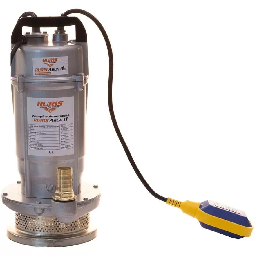Pompa submersibila RURIS AQUA 11 S, 550 W
