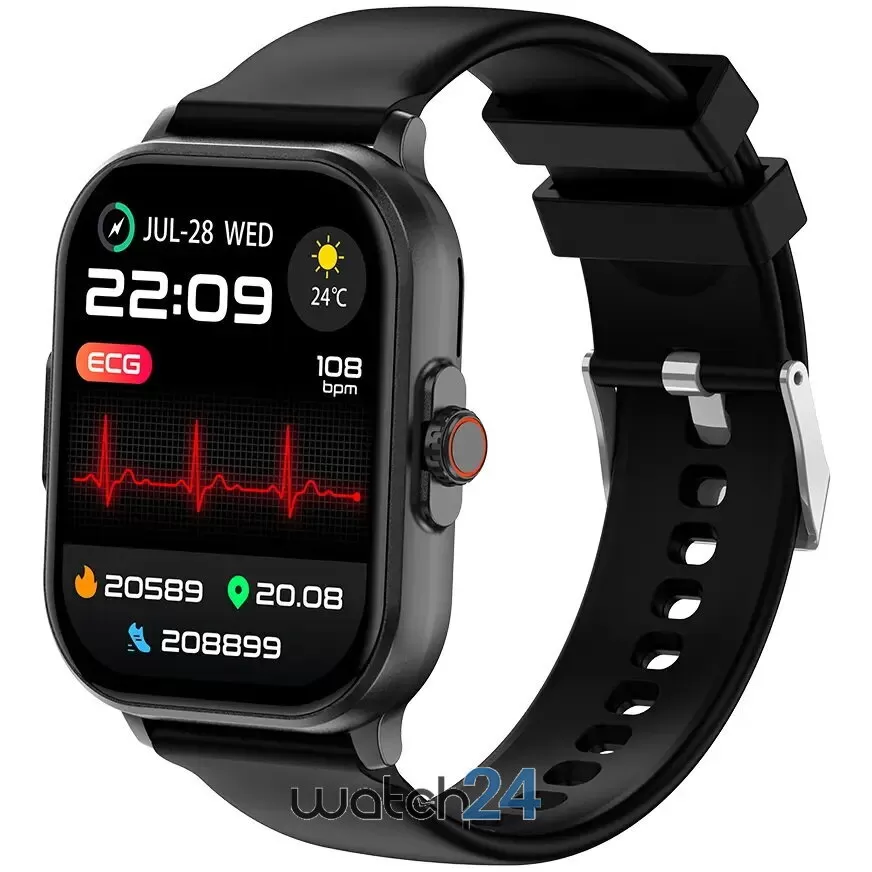 SmartWatch cu Senzor Glucometru, EKG, HRV, Nivel Stres, Calculator, Ritm Cardiac, Nivel Oxigen, Tensiune Arteriala, Apel Bluetooth S771