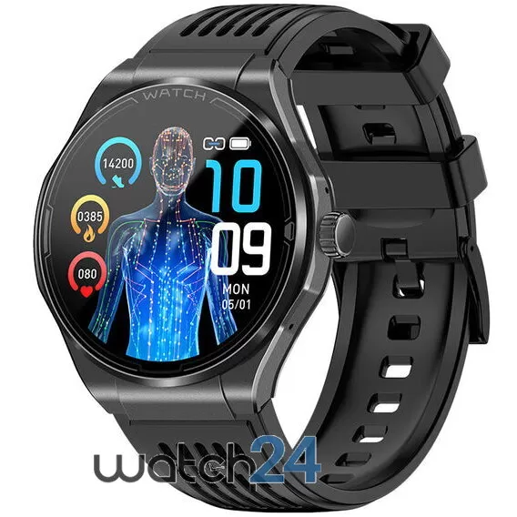 SmartWatch cu Apel Bluetooth, Glucometru, Analiza Impedantei Bioelectrice, EKG, HRV, Nivel Radiatii, Temperatura Corporala, Ritm Cardiac, Nivel Oxigen, Tensiune Arteriala S782
