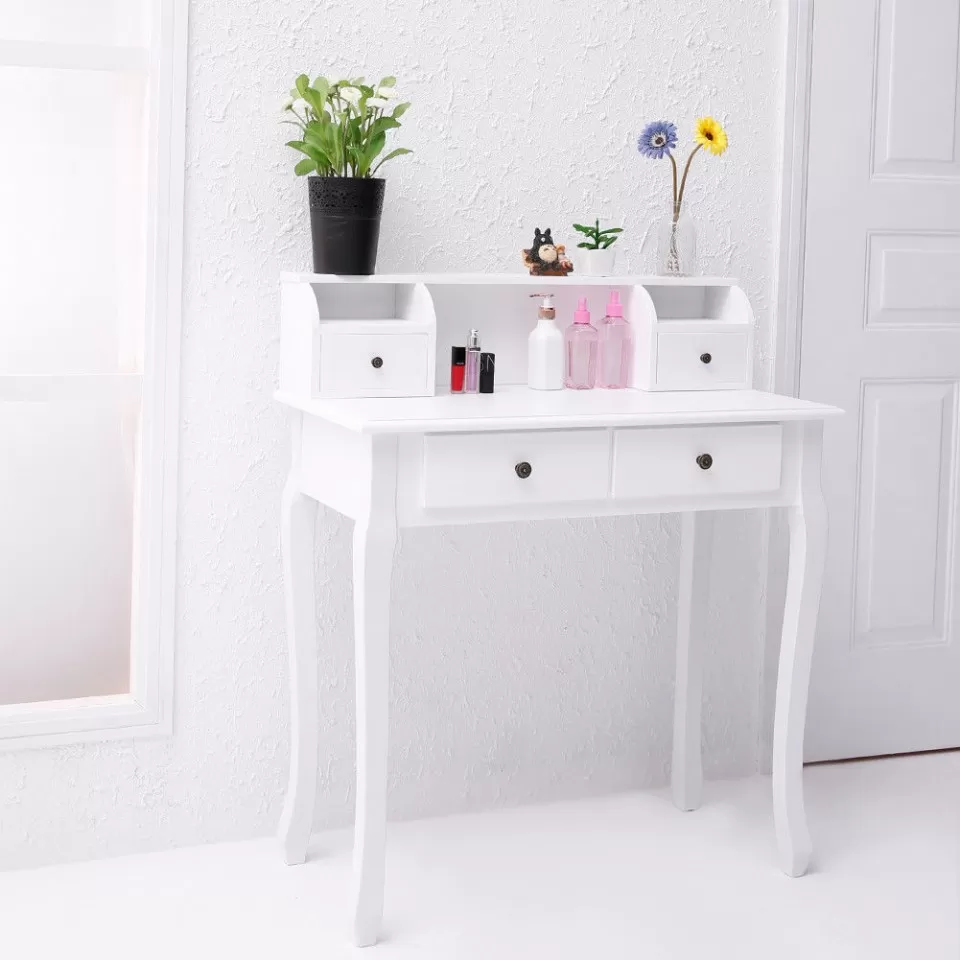 MAA7 - Masa Alba Toaleta 4 Sertare - Machiaj, Masuta Cosmetica
